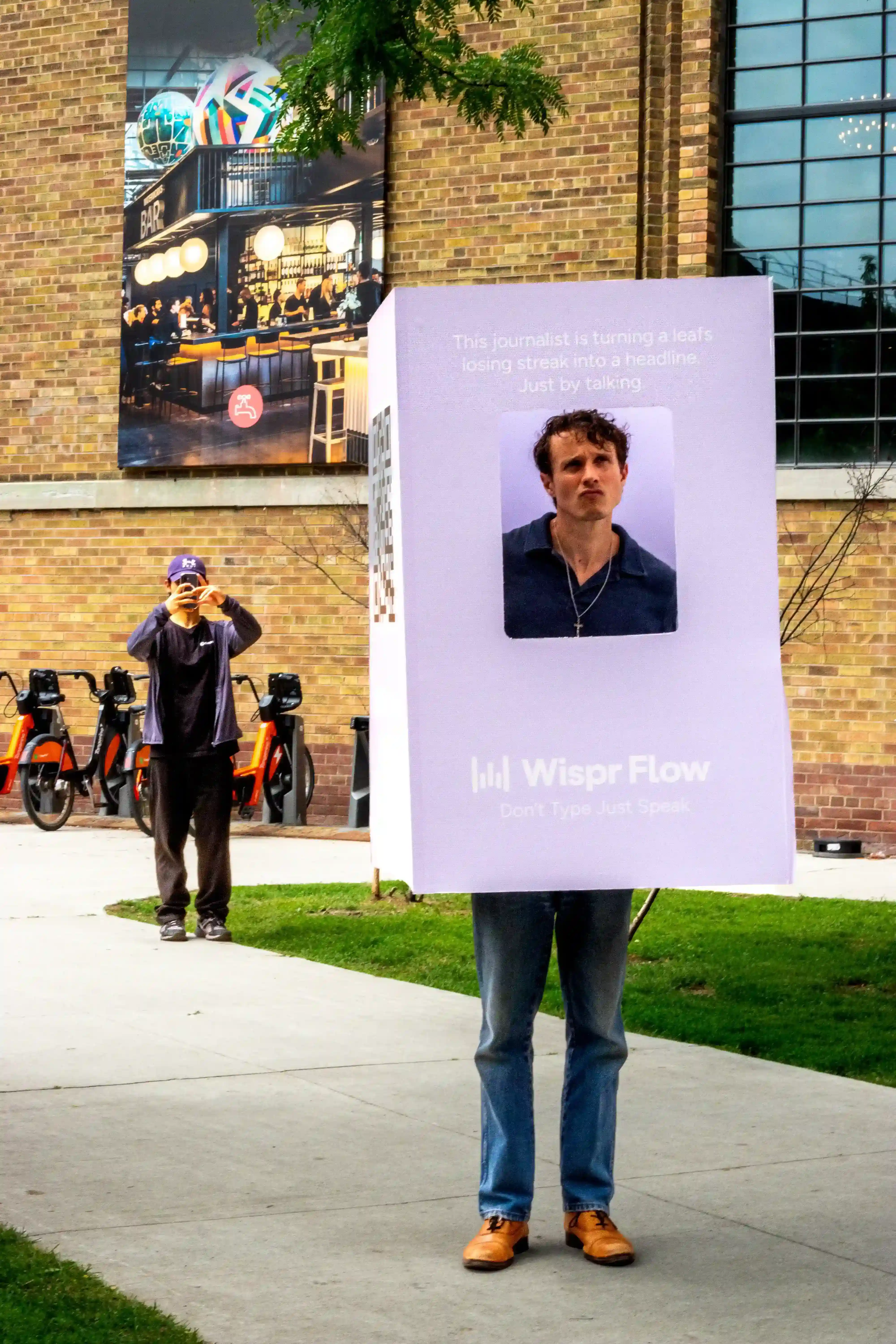 Wispr Flow campaign photo