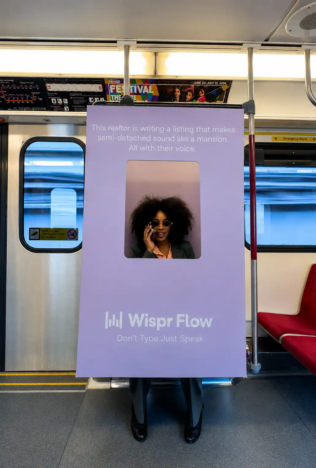 Wispr Flow campaign photo